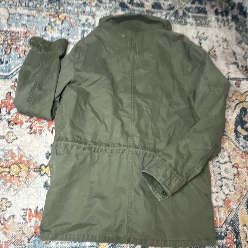 Madewell Surplus Jacket Olive Green Utility Field Coat Size XS - Picture 6 of 7